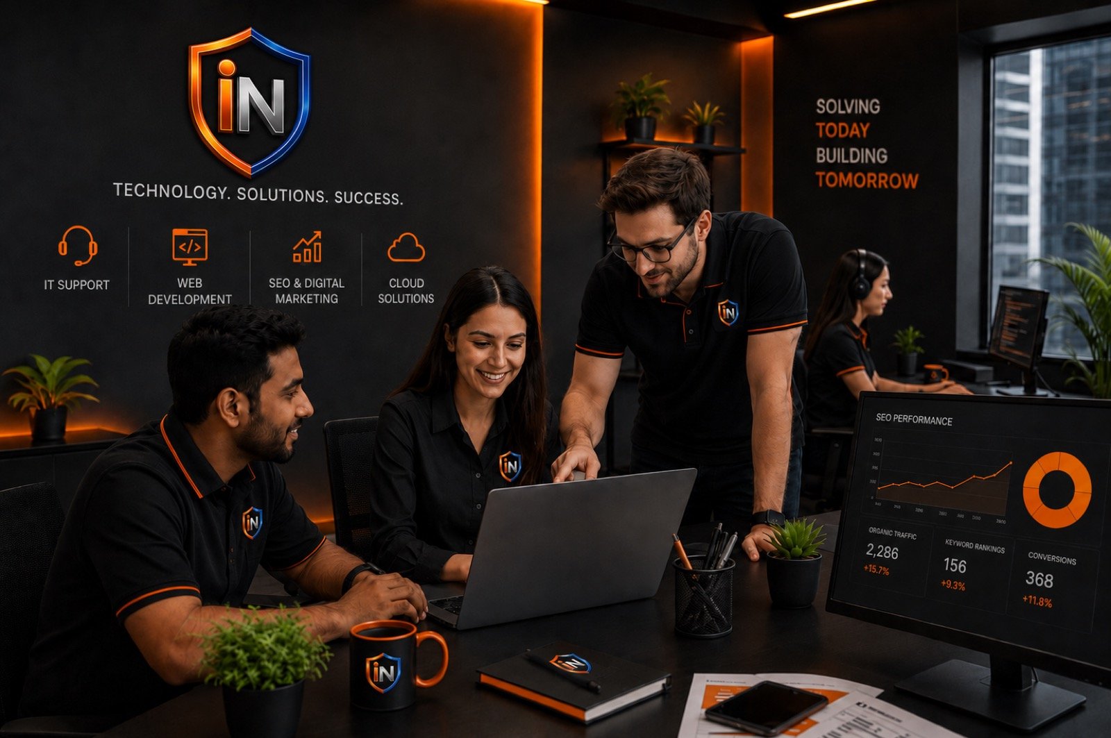 The Intech Solutions team supporting Auckland businesses